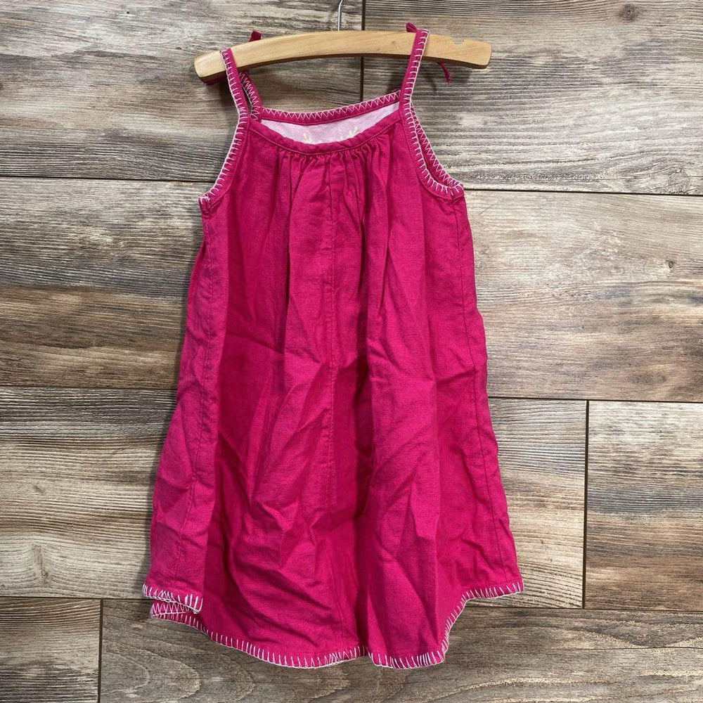 Okie Dokie Embroidered Linen Dress sz 3T - Me 'n Mommy To Be