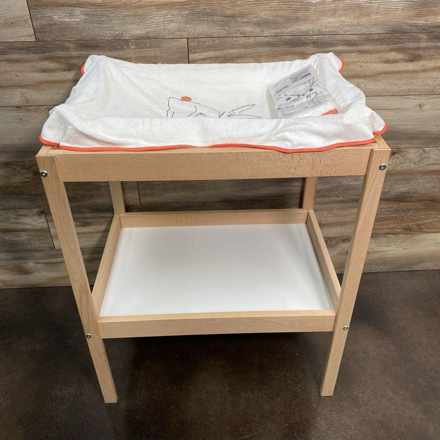 SNIGLAR Changing table with SKÖTSAM Changing Pad & Covers - Me 'n Mommy To Be