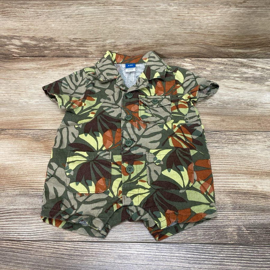 Old Navy Tropical Shortie Romper sz 0-3m - Me 'n Mommy To Be