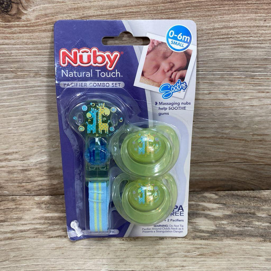 NEW Nuby Pacifinder + 2 Pacifiers Combo Set - Me 'n Mommy To Be