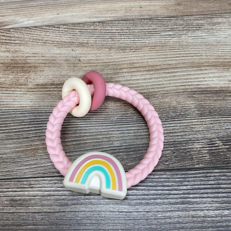 Itzy Ritzy Rainbow Ring Rattle & Teether - Me 'n Mommy To Be