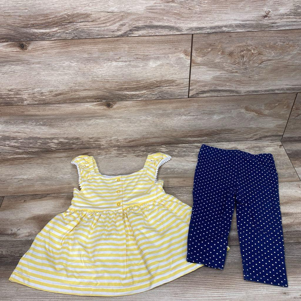 Kids Headquarters 2pc Striped Top & Leggings sz 4T - Me 'n Mommy To Be