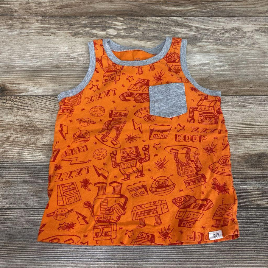 BabyGap Space & Robots Tank Top sz 2T - Me 'n Mommy To Be