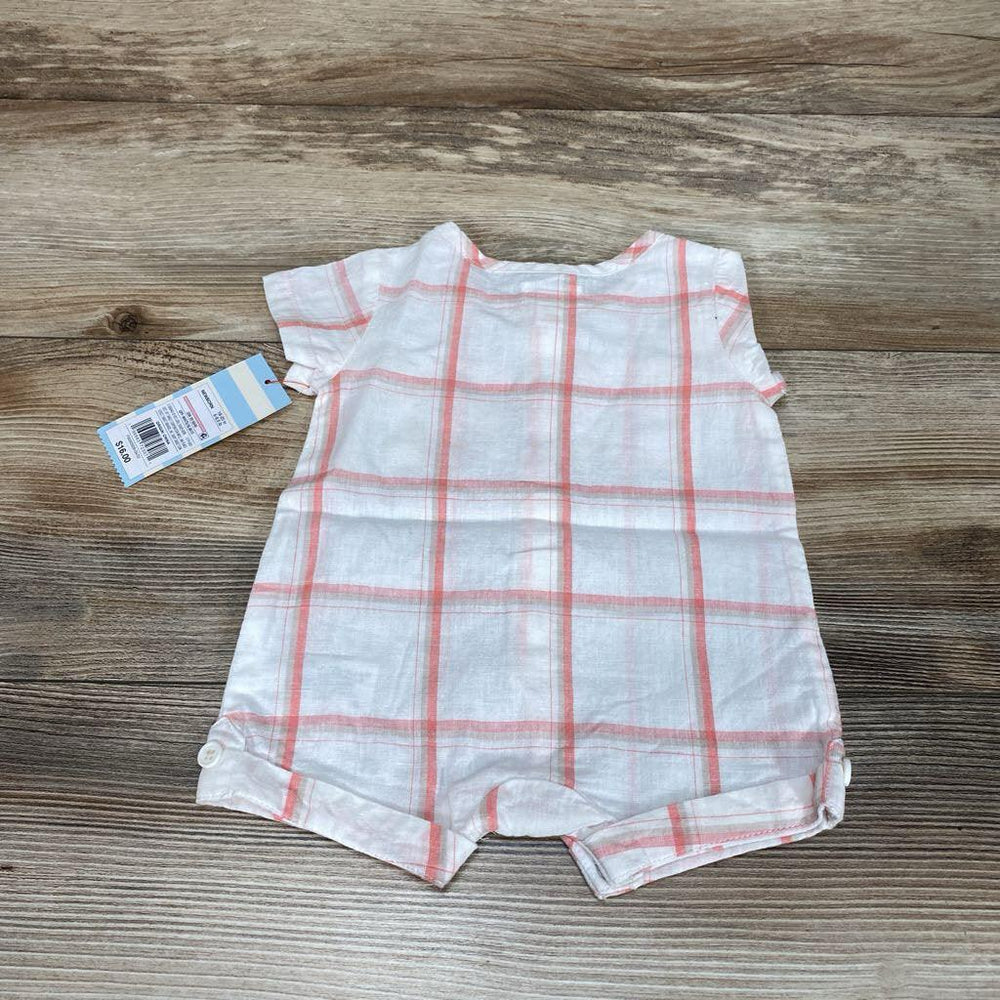 NEW Cat & Jack Plaid Shortie Romper sz NB - Me 'n Mommy To Be