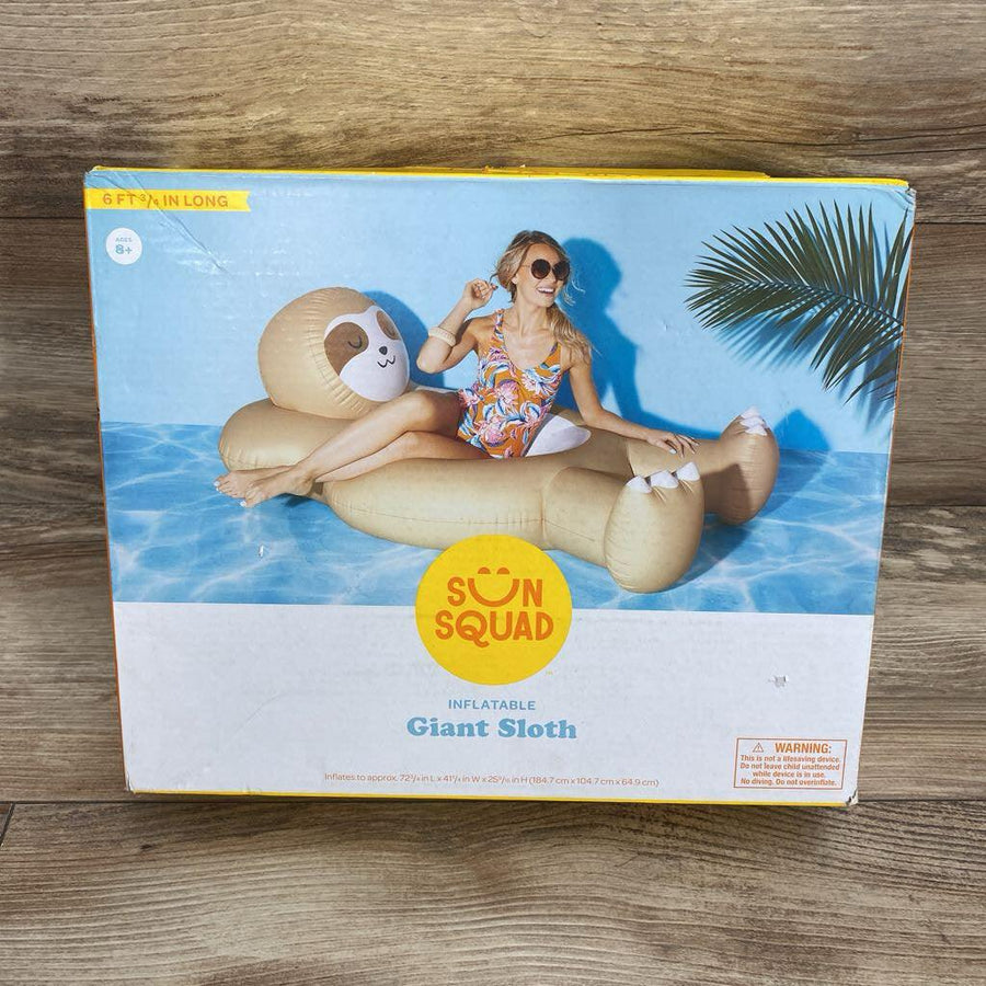Sun Squad Sloth Pool Float - Me 'n Mommy To Be