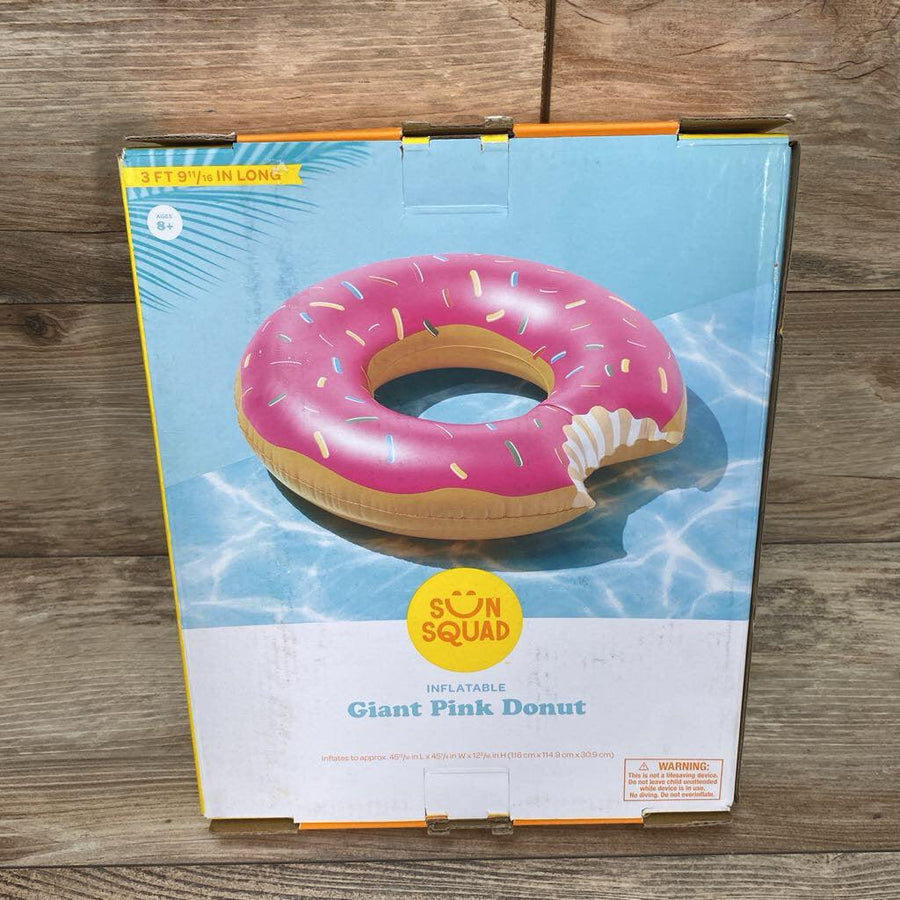 NEW Sun Squad Strawberry Donut Pool Float - Me 'n Mommy To Be