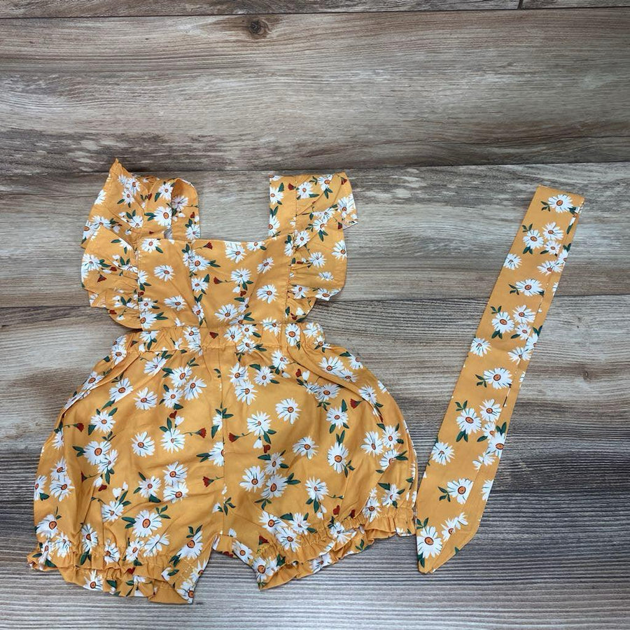 2pc Floral Romper & Headband sz 12-18m - Me 'n Mommy To Be