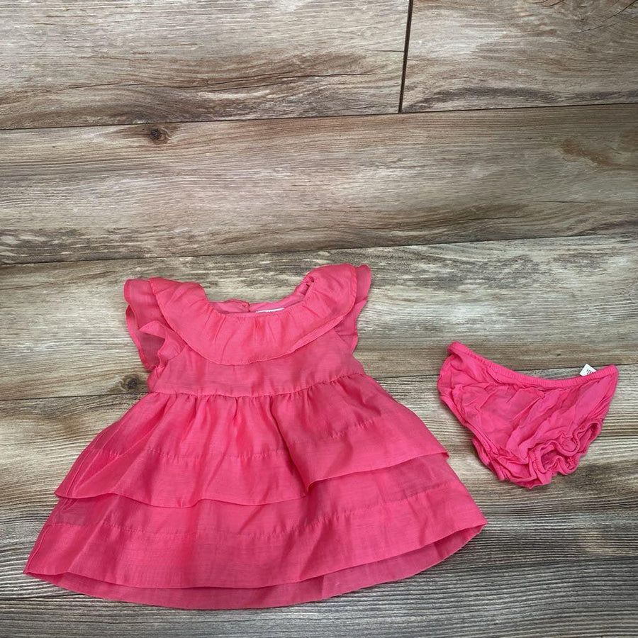 Cat & Jack 2pc Flutter Sleeve Dress sz 0-3m - Me 'n Mommy To Be