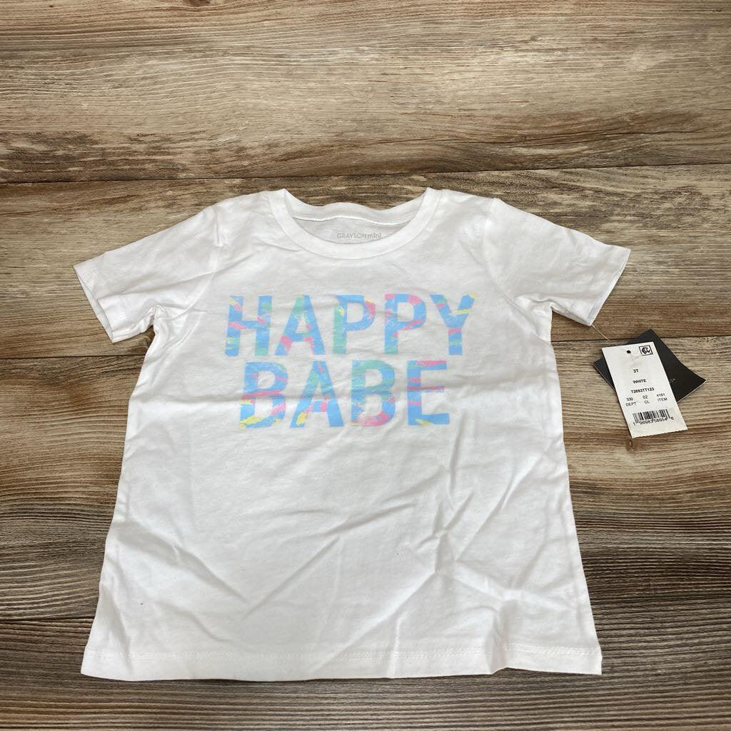 NEW Grayson Mini Happy Babe Shirt sz 3T - Me 'n Mommy To Be