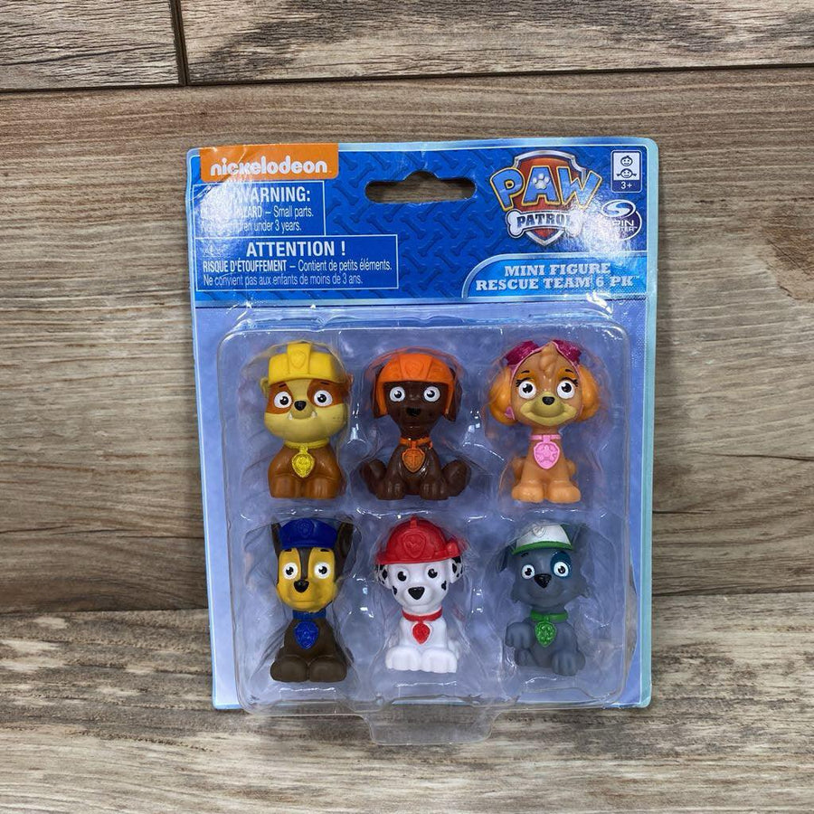 NEW Spin Master Nickelodeon 6pk Paw Patrol Mini Figures - Me 'n Mommy To Be