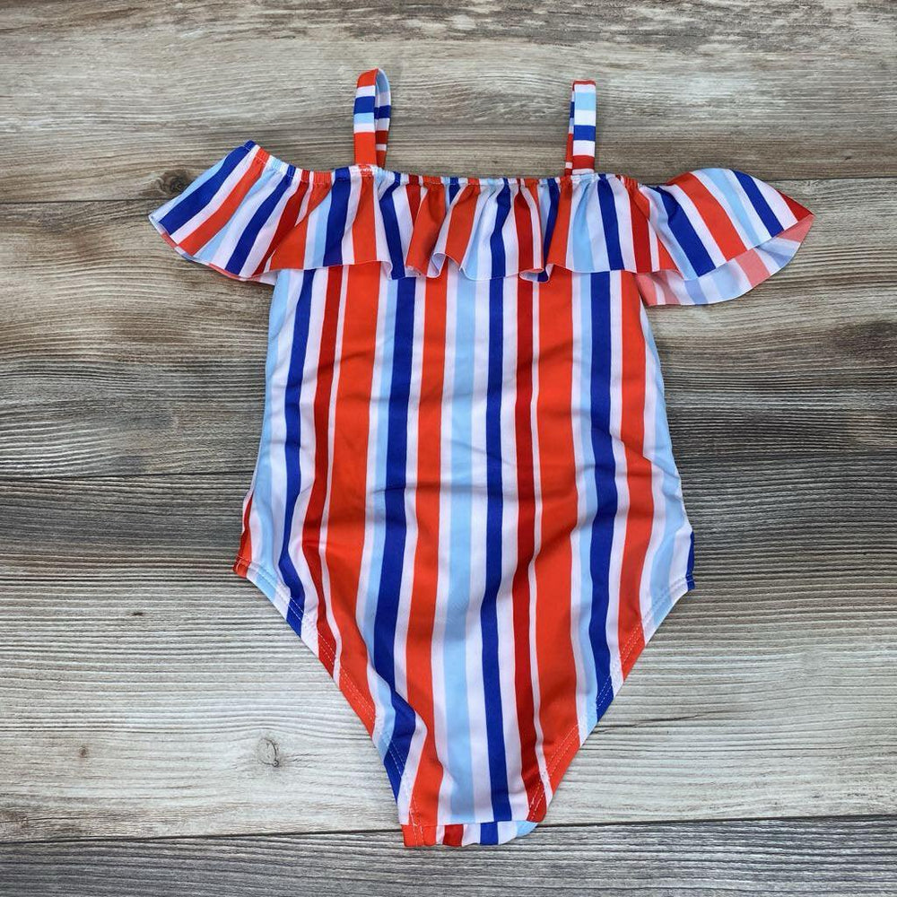 NEW Cat & Jack 1pc Striped Swimsuit sz 4T - Me 'n Mommy To Be