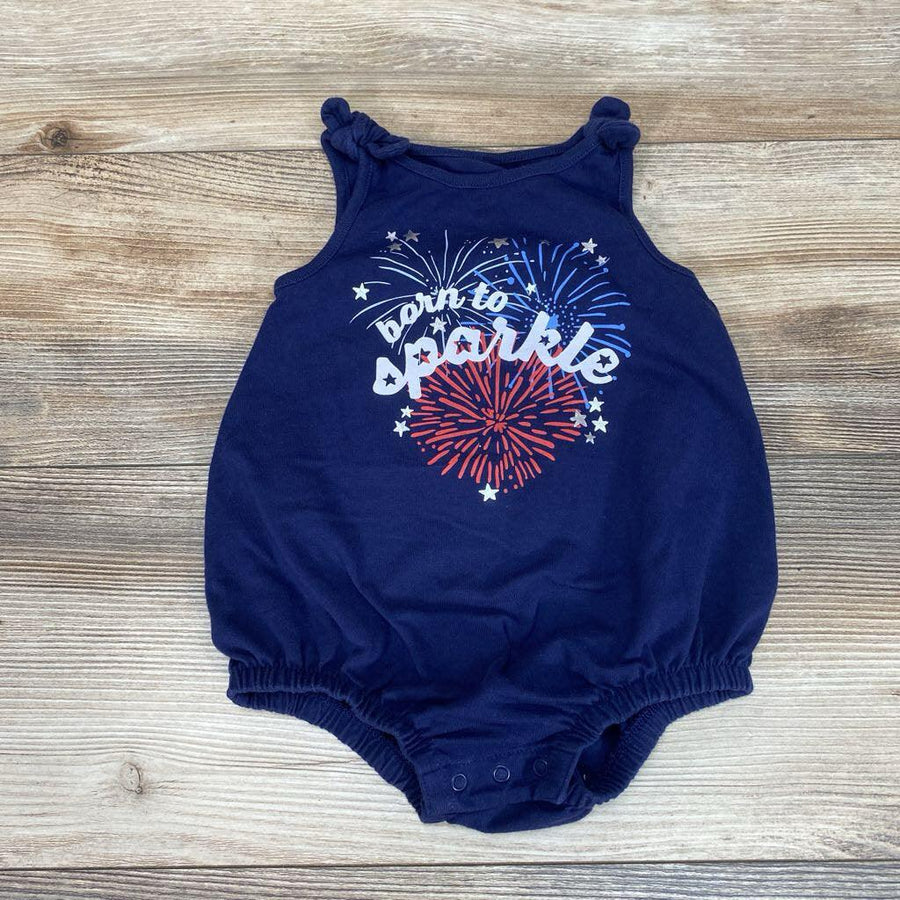 Cat & Jack Born To Sparkle Romper sz 12m - Me 'n Mommy To Be