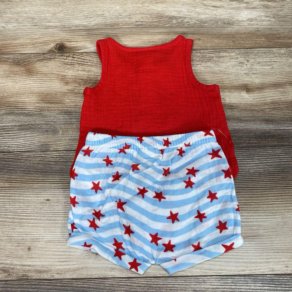 NEW Cat & Jack 2pc Muslin Tank Top & Shorts sz 0-3m - Me 'n Mommy To Be