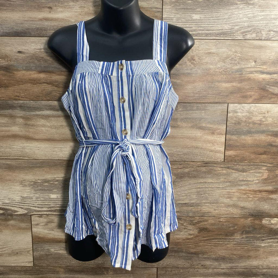 NEW Motherhood Woven Striped Top sz Medium - Me 'n Mommy To Be