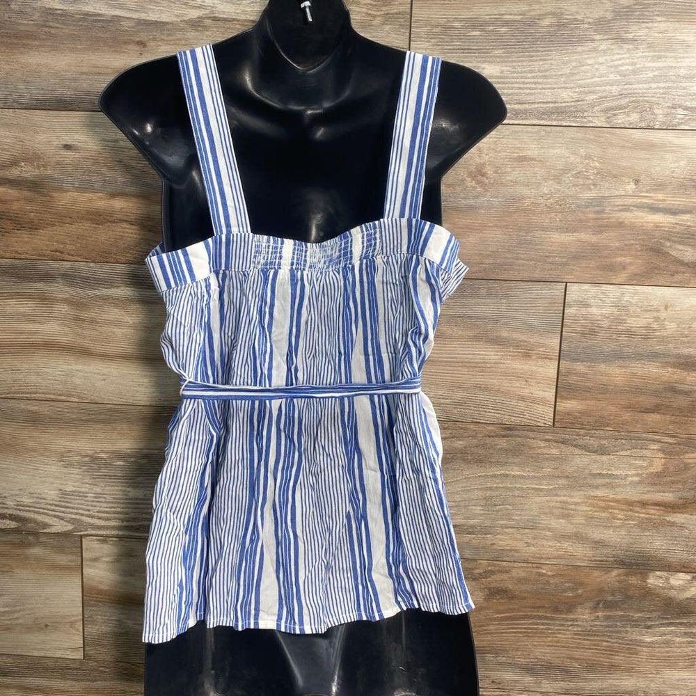 NEW Motherhood Woven Striped Top sz Medium - Me 'n Mommy To Be