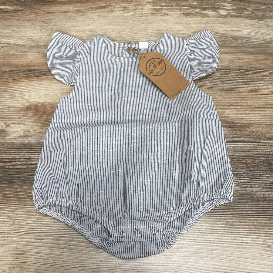 NEW Field Of Lillies Striped Romper sz 9-12m - Me 'n Mommy To Be