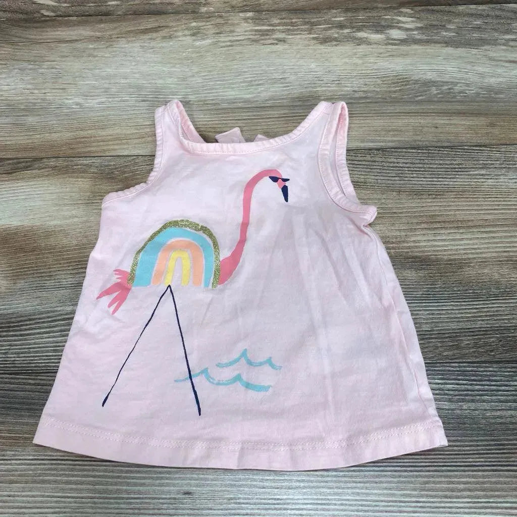 OshKosh Flamingo Tank Top sz 6m - Me 'n Mommy To Be
