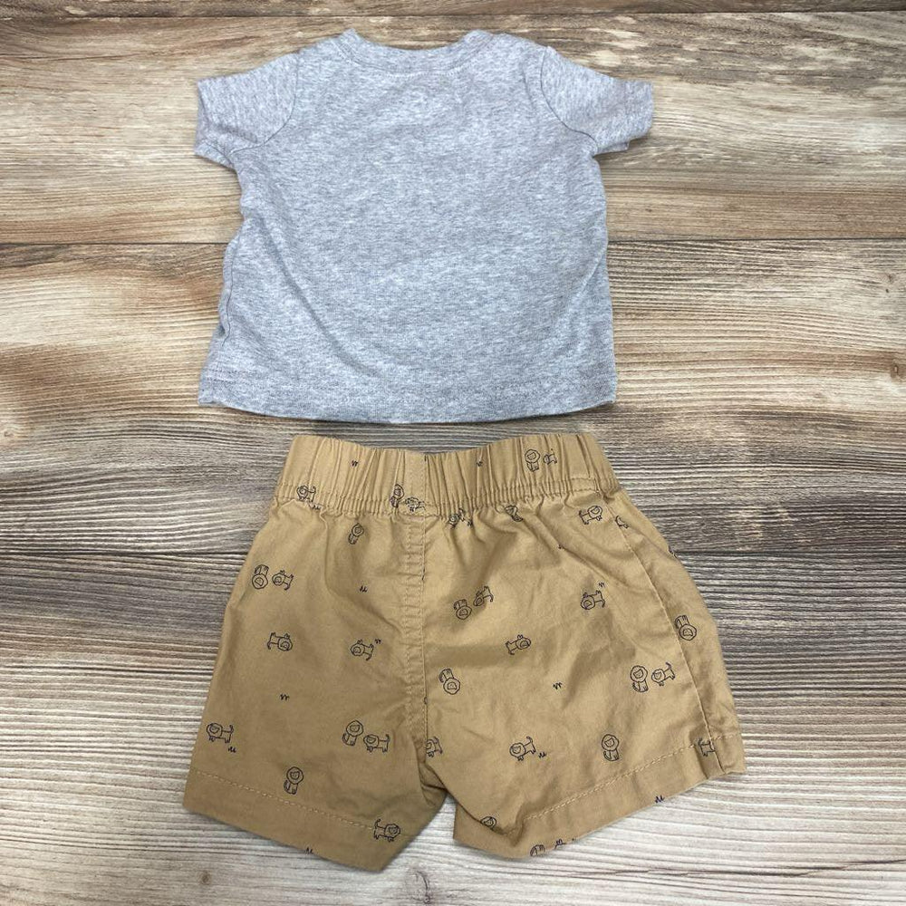 Just One You 2pc Lion Shirt & Shorts sz 3m - Me 'n Mommy To Be