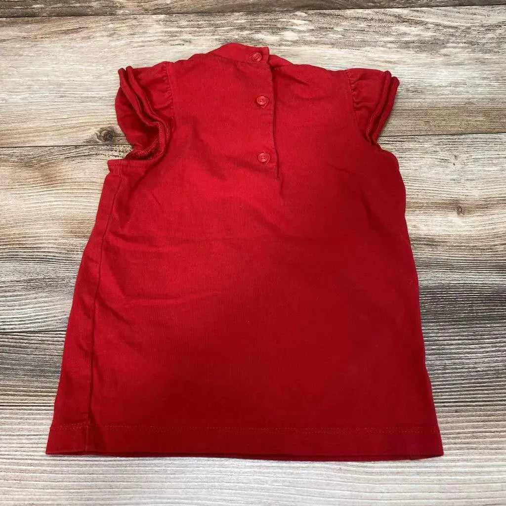 Janie & Jack Ruffle Sleeve Bow Top sz 4T - Me 'n Mommy To Be