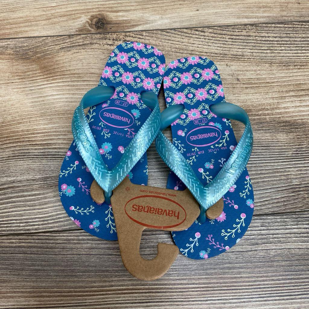 NEW Havaianas Floral Flip Flops sz 11/12c - Me 'n Mommy To Be