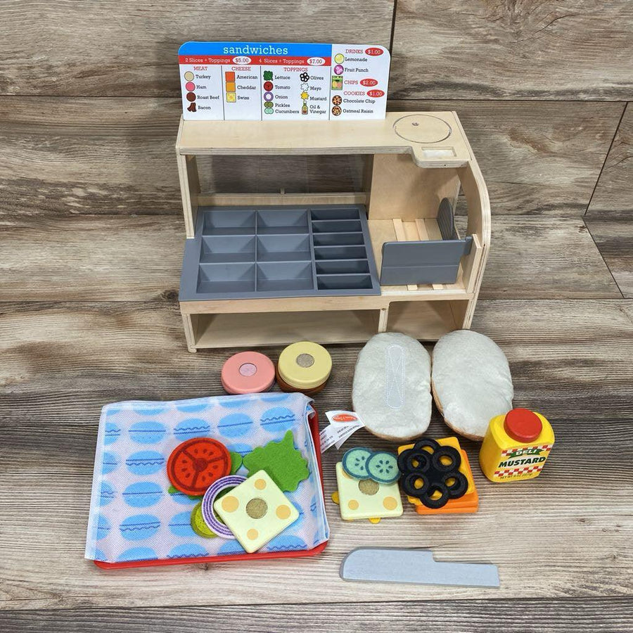 Melissa & Doug Slice & Stack Sandwich Counter - Me 'n Mommy To Be