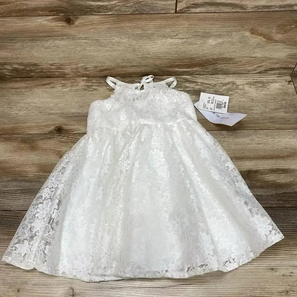 NEW David's Bridal Lace A Line Dress sz 2T - Me 'n Mommy To Be