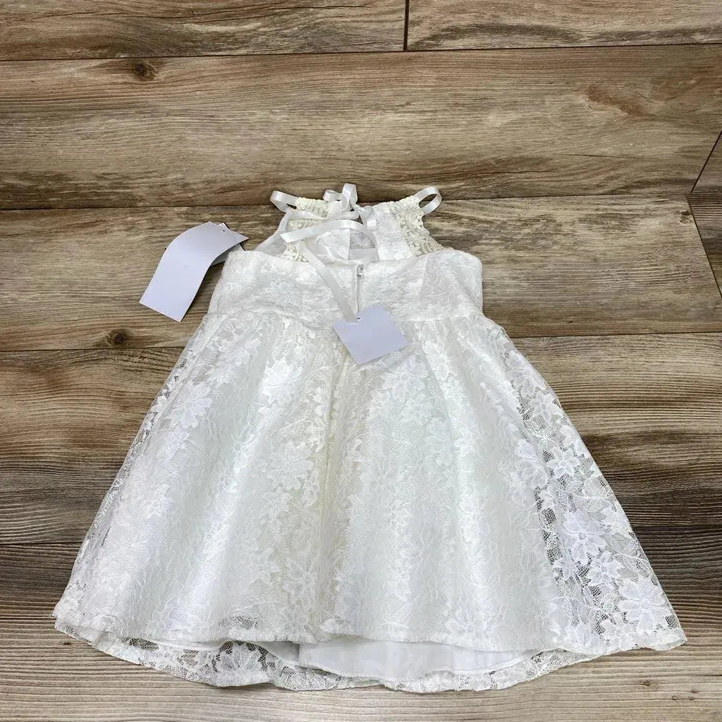NEW David's Bridal Lace A Line Dress sz 2T - Me 'n Mommy To Be