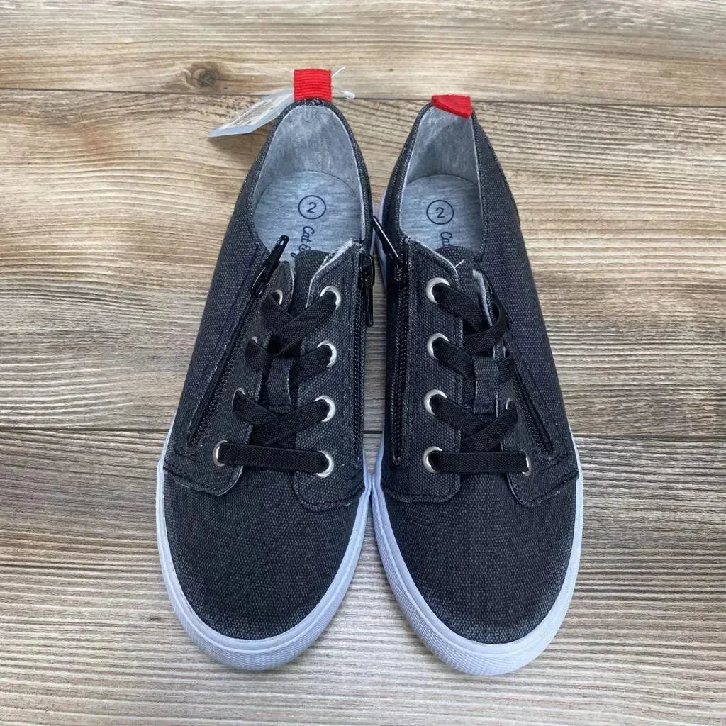 NEW Cat & Jack Lucian Double Zipper Sneakers sz 2Y - Me 'n Mommy To Be