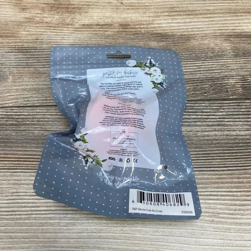 NEW Ryan & Rose Cutie Bit Double Sided Teether - Me 'n Mommy To Be