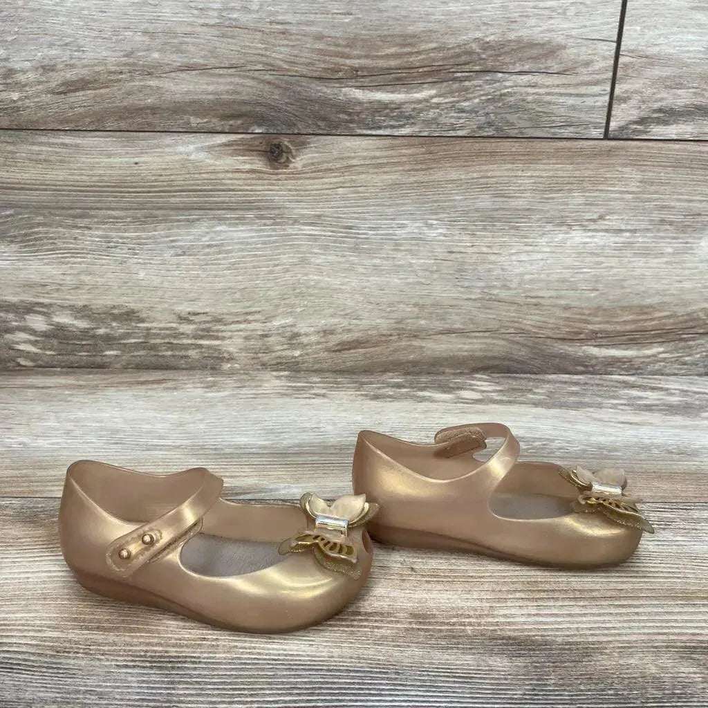 Mini Mellisa Mary Jane Butterfly Jelly Flats sz 7c - Me 'n Mommy To Be