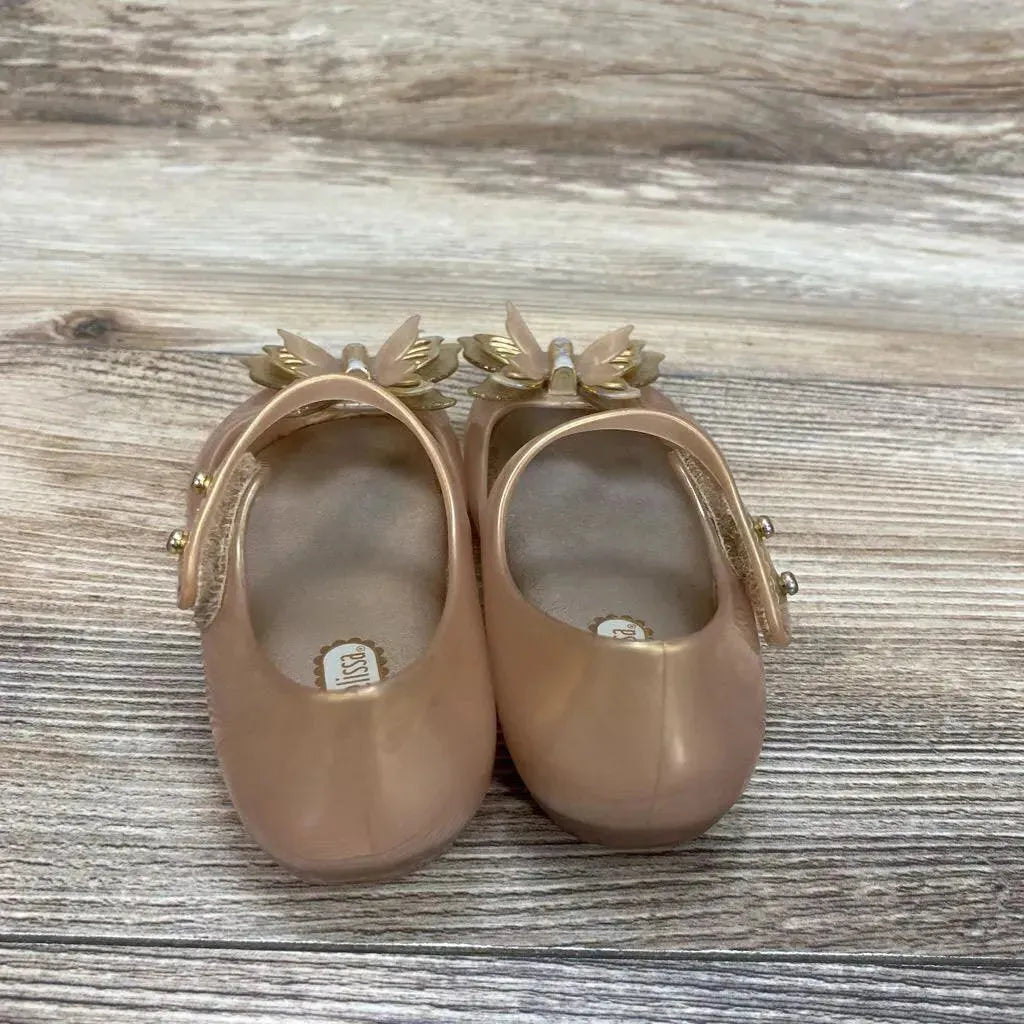 Mini Mellisa Mary Jane Butterfly Jelly Flats sz 7c - Me 'n Mommy To Be