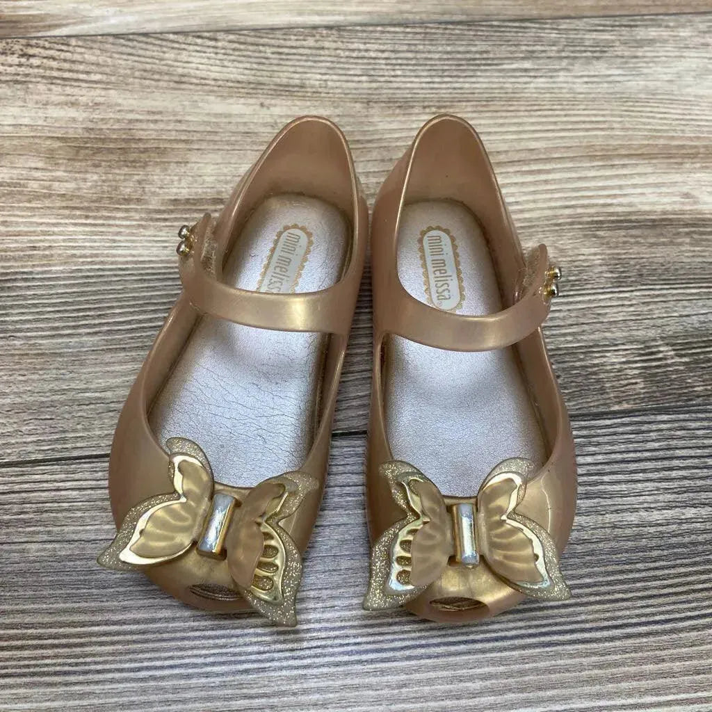 Mini Mellisa Mary Jane Butterfly Jelly Flats sz 7c - Me 'n Mommy To Be
