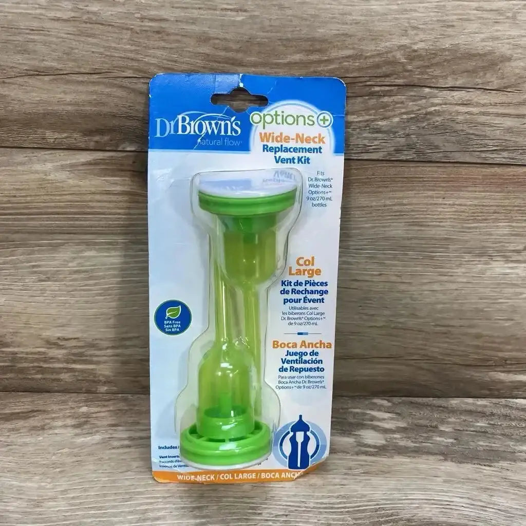 NEW Dr Brown's Wide Neck Replacement Vent Kit 2pk - Me 'n Mommy To Be