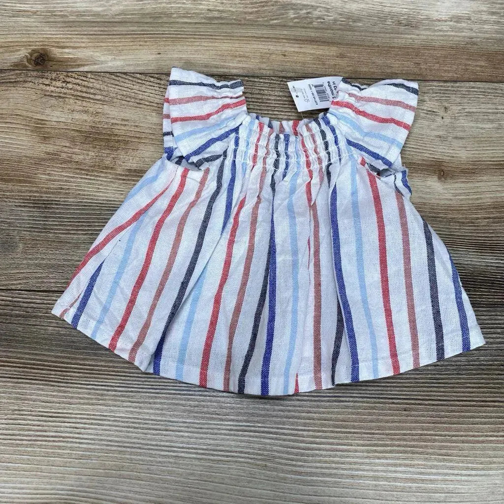 NEW Gap Kids Striped Linen Top sz 0-3m - Me 'n Mommy To Be