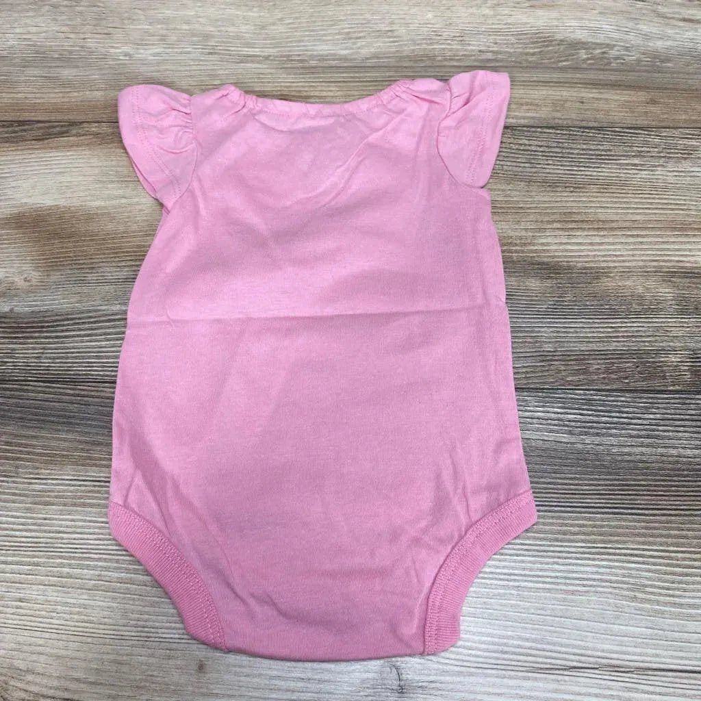 NEW Okie Dokie Ruffle Sleeve Floral Bodysuit sz 3m - Me 'n Mommy To Be