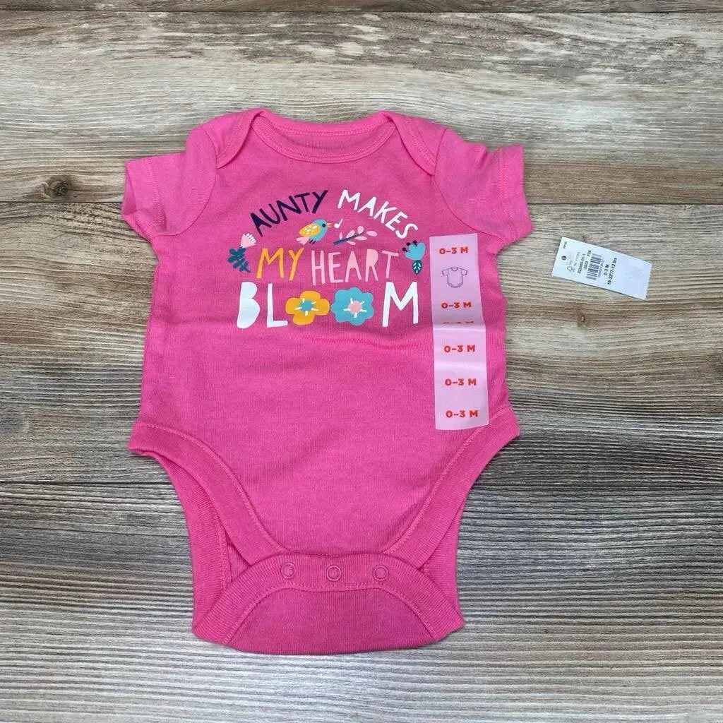 NEW Old Navy Aunty Makes My Heart Bodysuit sz 0-3m - Me 'n Mommy To Be