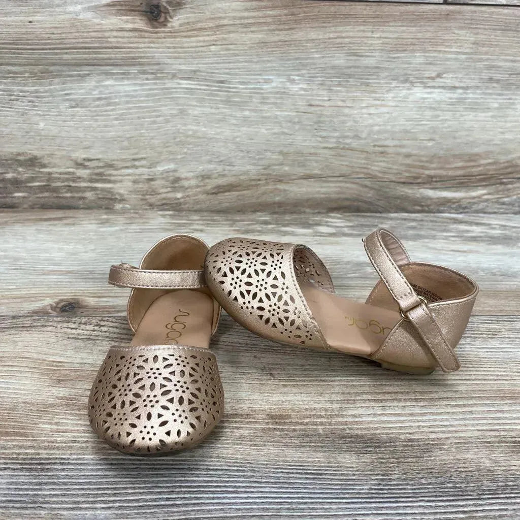 Sugar Floral Cut Out Pocket Sandals sz 6c - Me 'n Mommy To Be