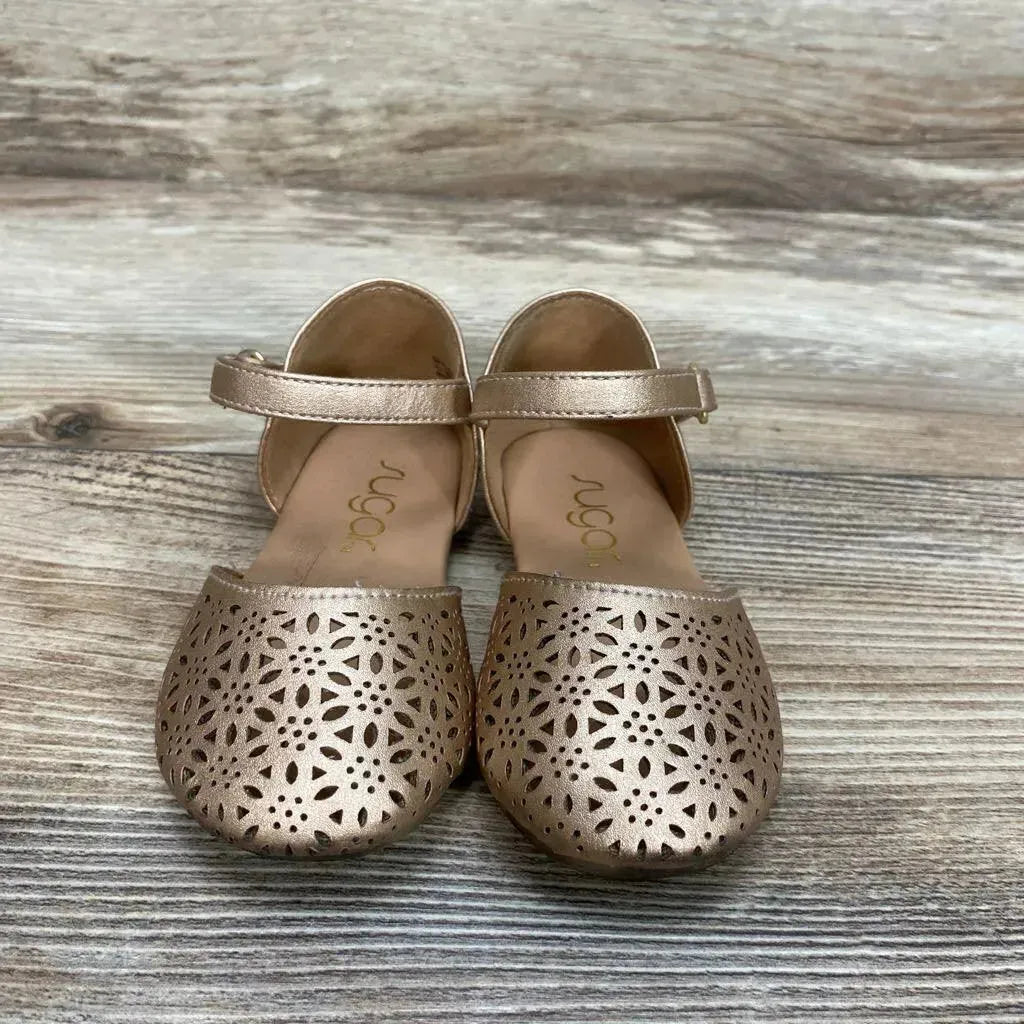 Sugar Floral Cut Out Pocket Sandals sz 6c - Me 'n Mommy To Be