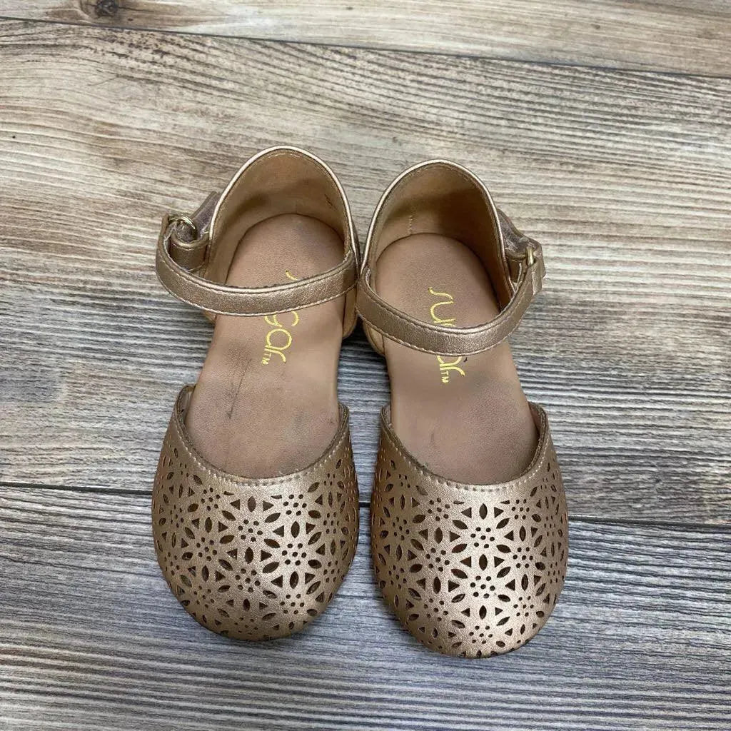 Sugar Floral Cut Out Pocket Sandals sz 6c - Me 'n Mommy To Be