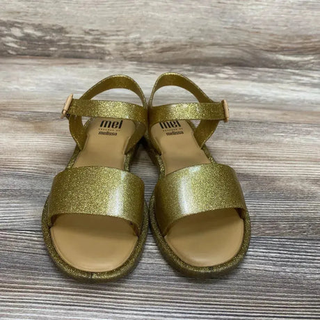 Mel By Melissa Glitter Jelly Sandals sz 2Y - Me 'n Mommy To Be