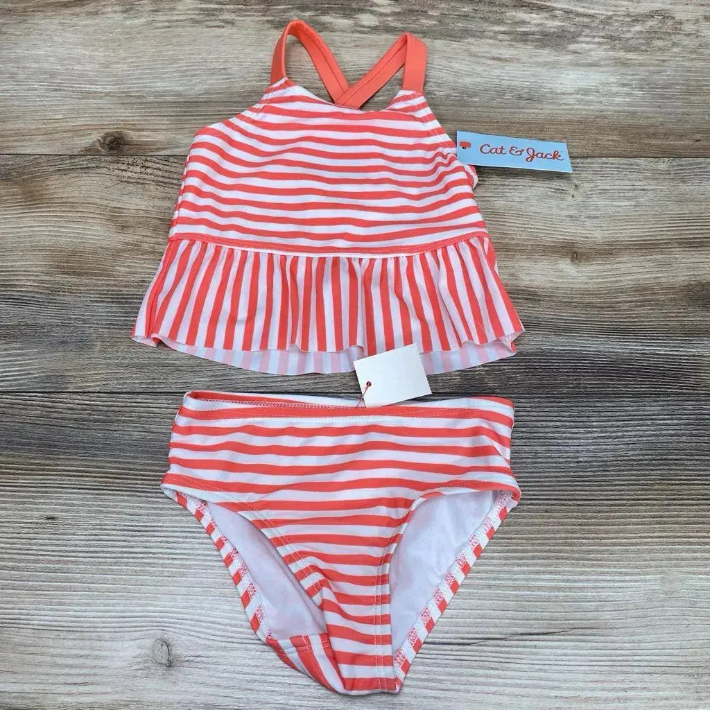 NEW Cat & Jack 2pc Striped Swimsuit sz 18m - Me 'n Mommy To Be