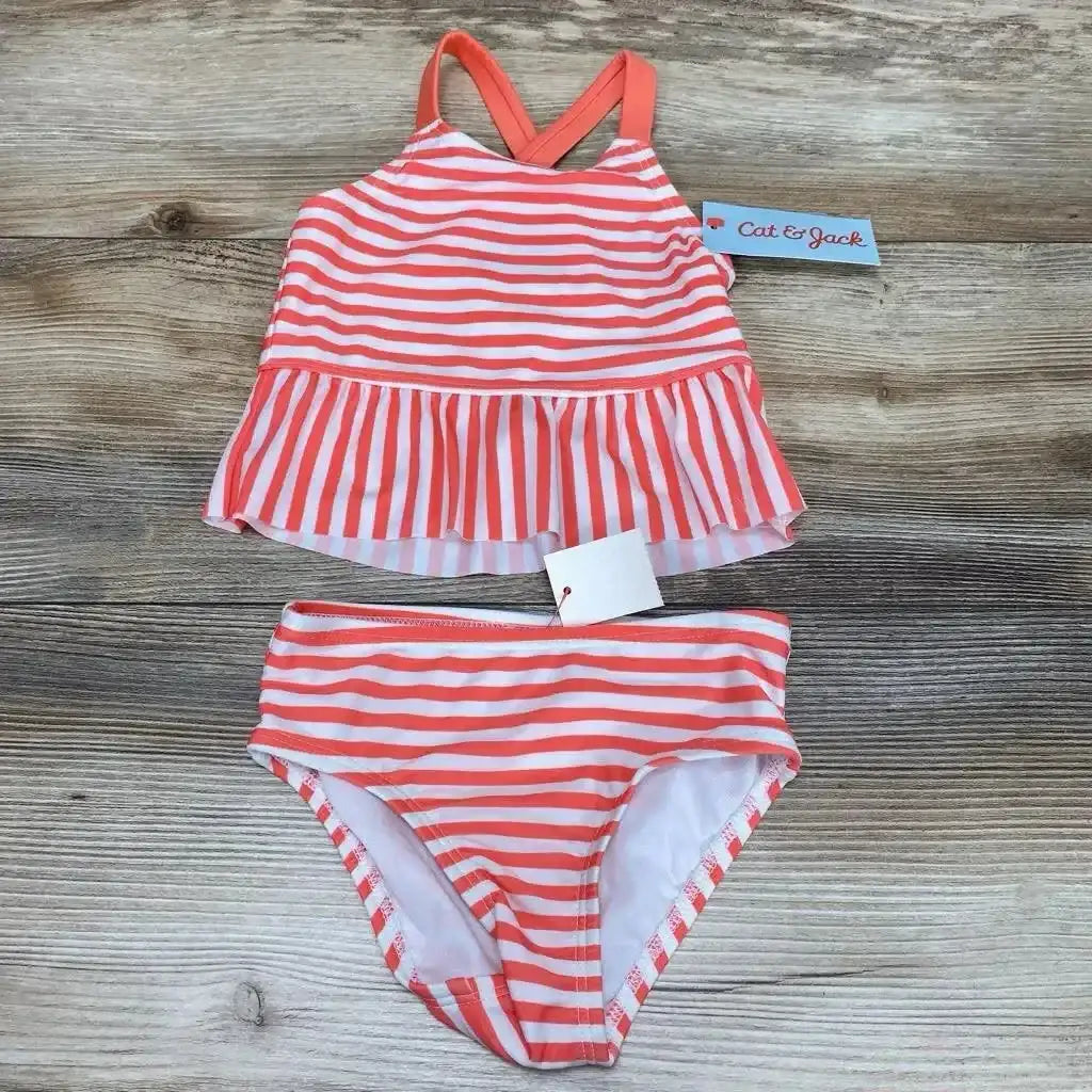 NEW Cat & Jack 2pc Striped Swimsuit sz 18m - Me 'n Mommy To Be