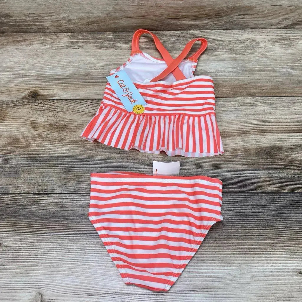 NEW Cat & Jack 2pc Striped Swimsuit sz 18m - Me 'n Mommy To Be