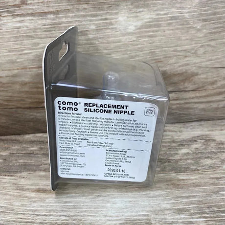 NEW Comotomo Silicone Replacement Baby Bottle Nipples sz 6m+ - Me 'n Mommy To Be