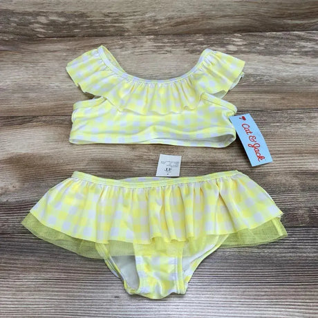 NEW Cat & Jack 2pc Gingham Bikini Set sz 4T - Me 'n Mommy To Be