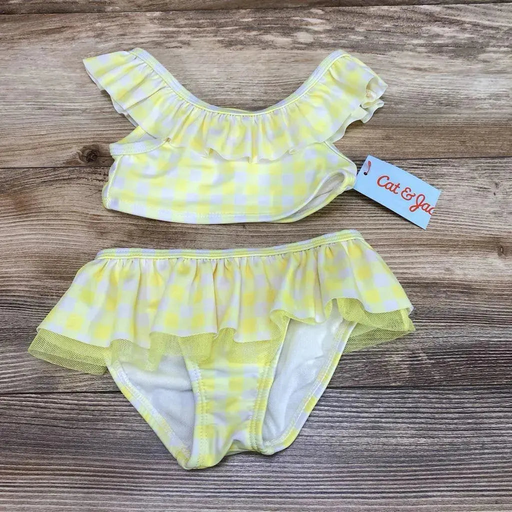 NEW Cat & Jack 2pc Gingham Bikini Set sz 18m - Me 'n Mommy To Be