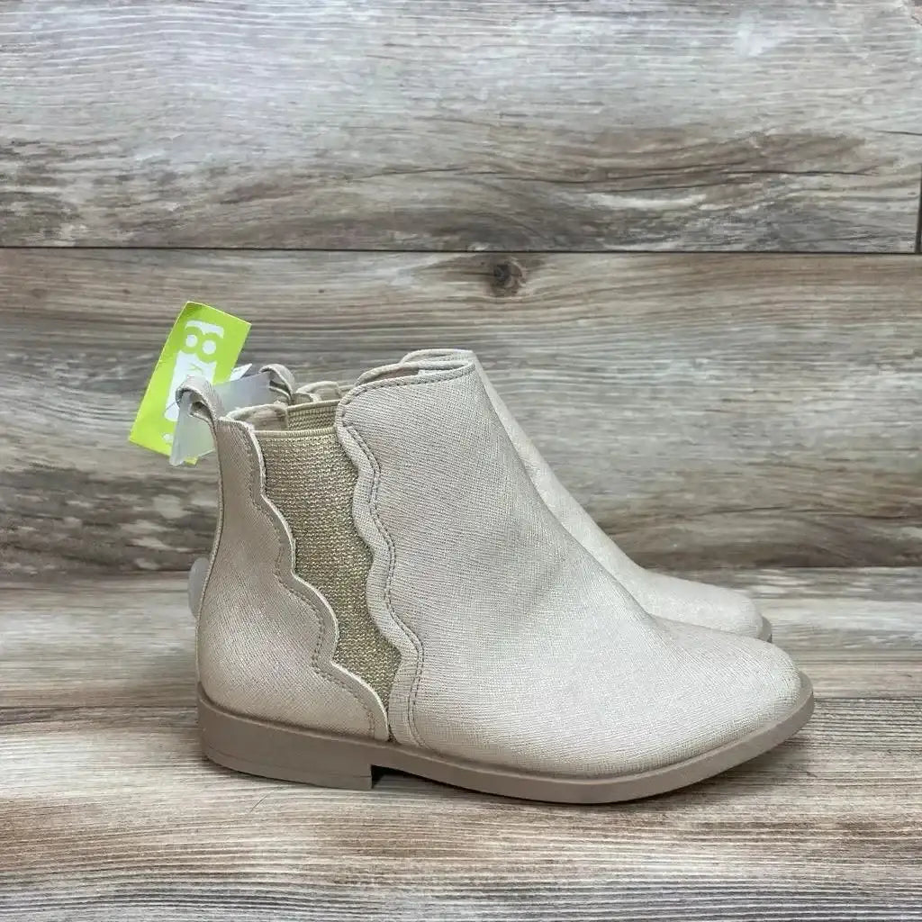 NEW Crazy 8 Metallic Ankle Boots sz 1Y - Me 'n Mommy To Be