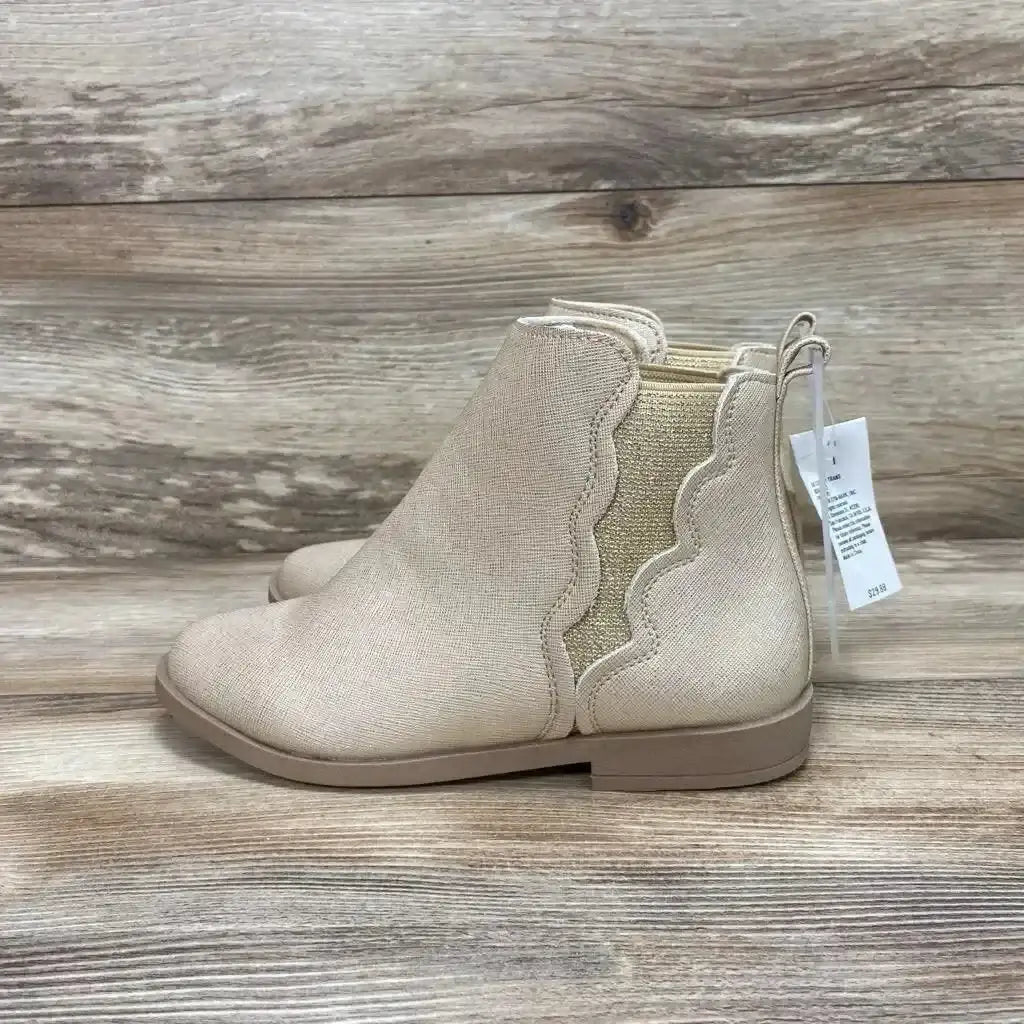 NEW Crazy 8 Metallic Ankle Boots sz 1Y - Me 'n Mommy To Be