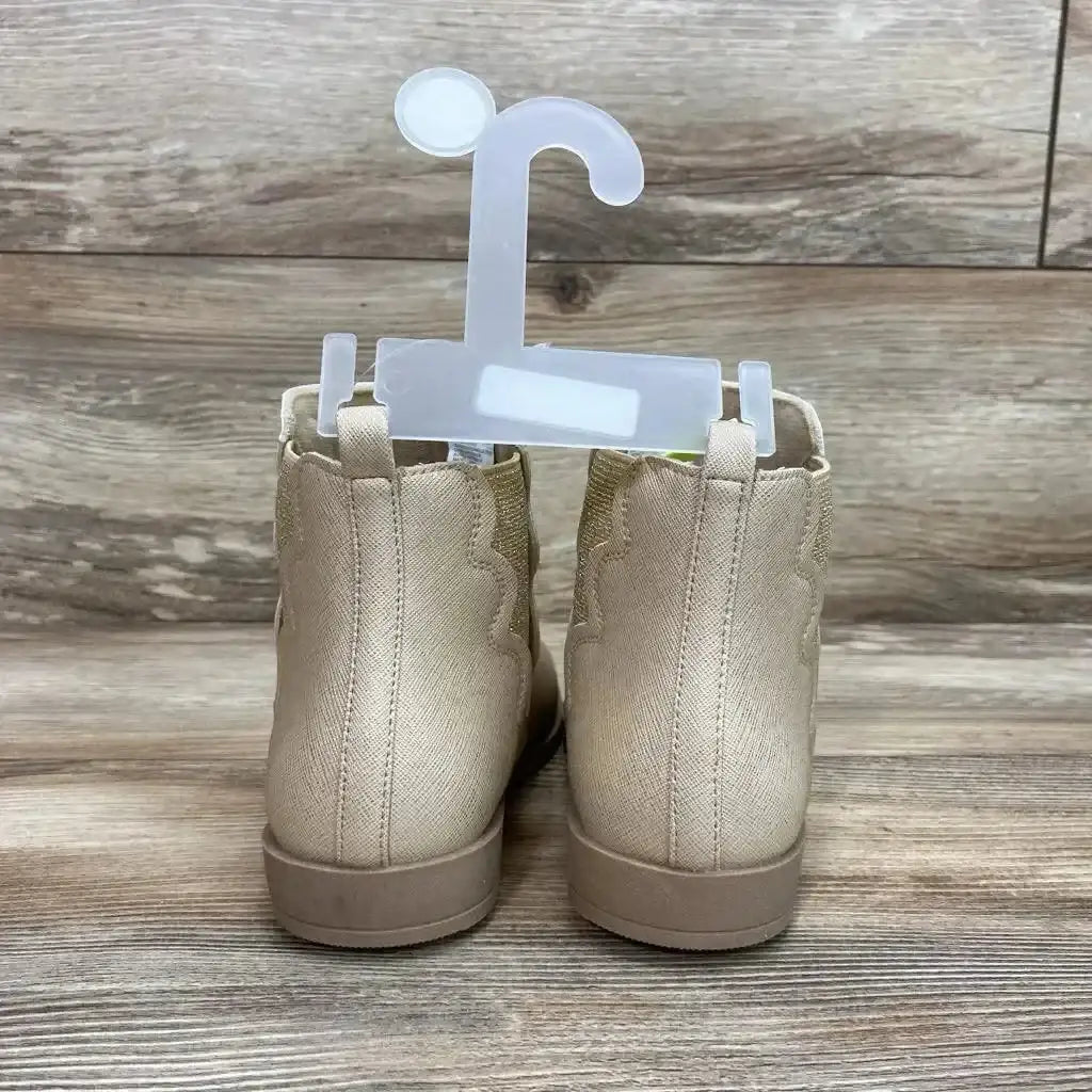 NEW Crazy 8 Metallic Ankle Boots sz 1Y - Me 'n Mommy To Be