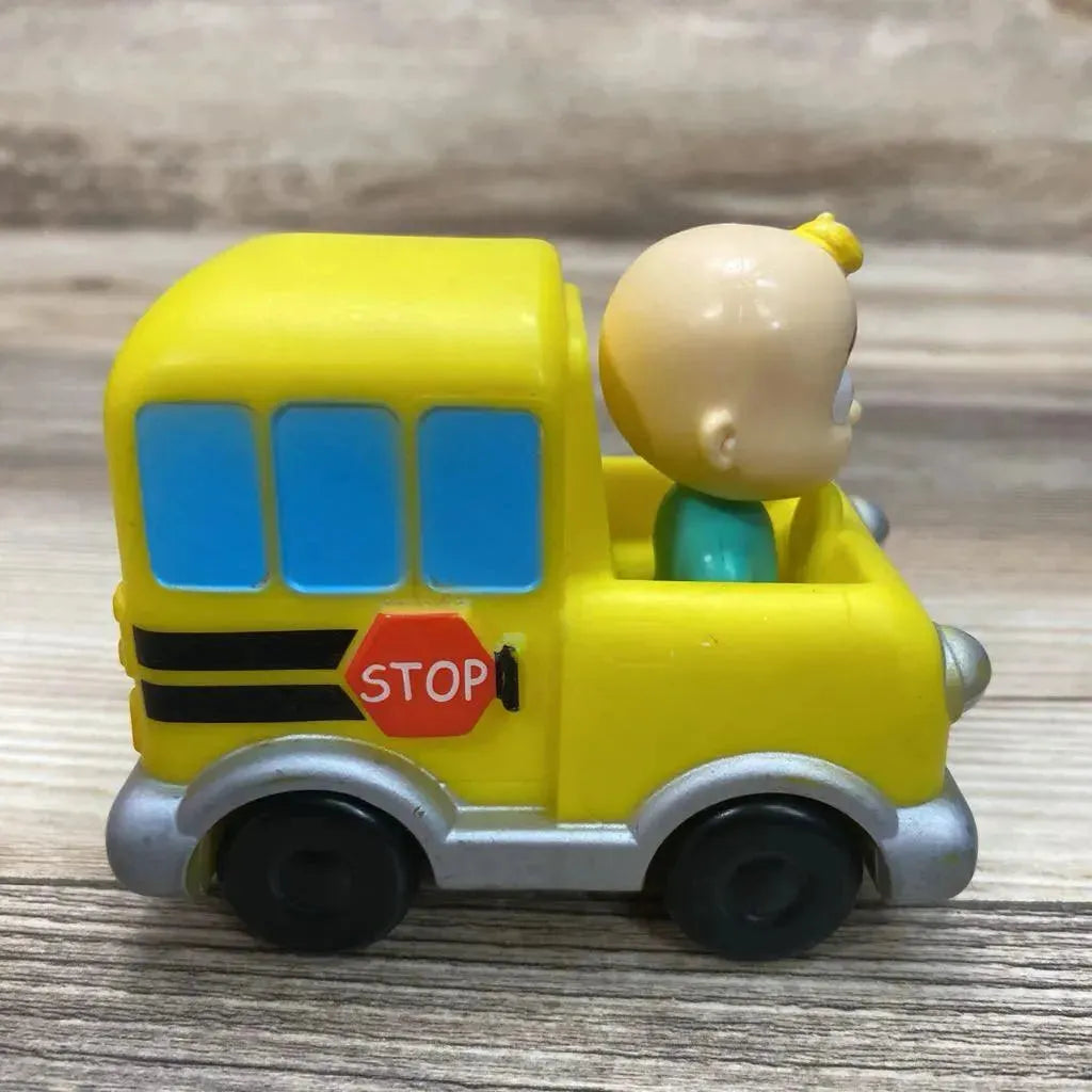Jazwares Cocomelon JJ Mini School Bus Little Car - Me 'n Mommy To Be